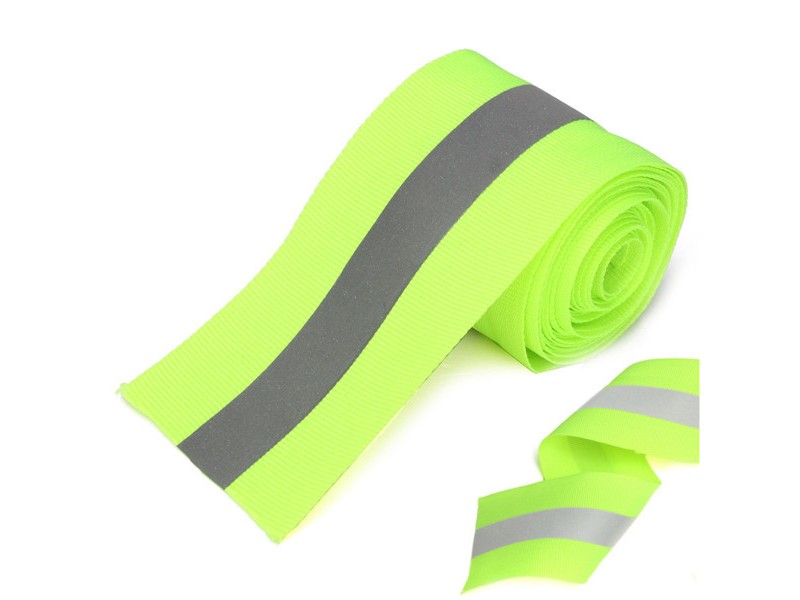 Reflective textile tape for clothing 40 mm / 100 m FABRAVA